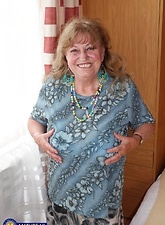 Older woman loves having solo fun whenever she is free