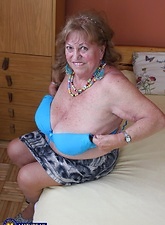 Older woman loves having solo fun whenever she is free