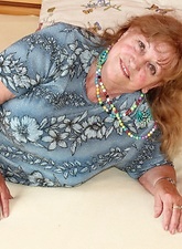 Older woman loves having solo fun whenever she is free