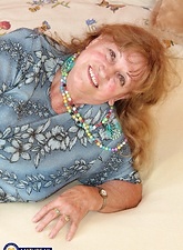 Older woman loves having solo fun whenever she is free