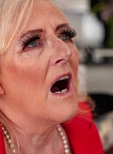 Mature whore seems shocked at the size of that BBC