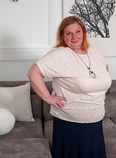 Busty Milf And Brunette Lesbian Sofa Gallery