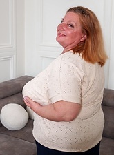 Busty Milf And Brunette Lesbian Sofa Gallery