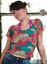 Hairy Mature Strips Naked For Pussy Photos