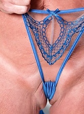 Mature Blonde Strips And Spreads Nude Pics