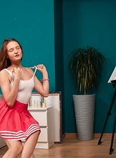 Hairy Pussy Solo Nude Artist Studio Gallery