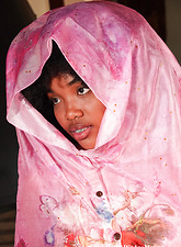 Ebony Solo Nude Tease Pictures