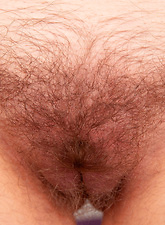 Mature Solo Tease Gallery: Naked Hairy Bush